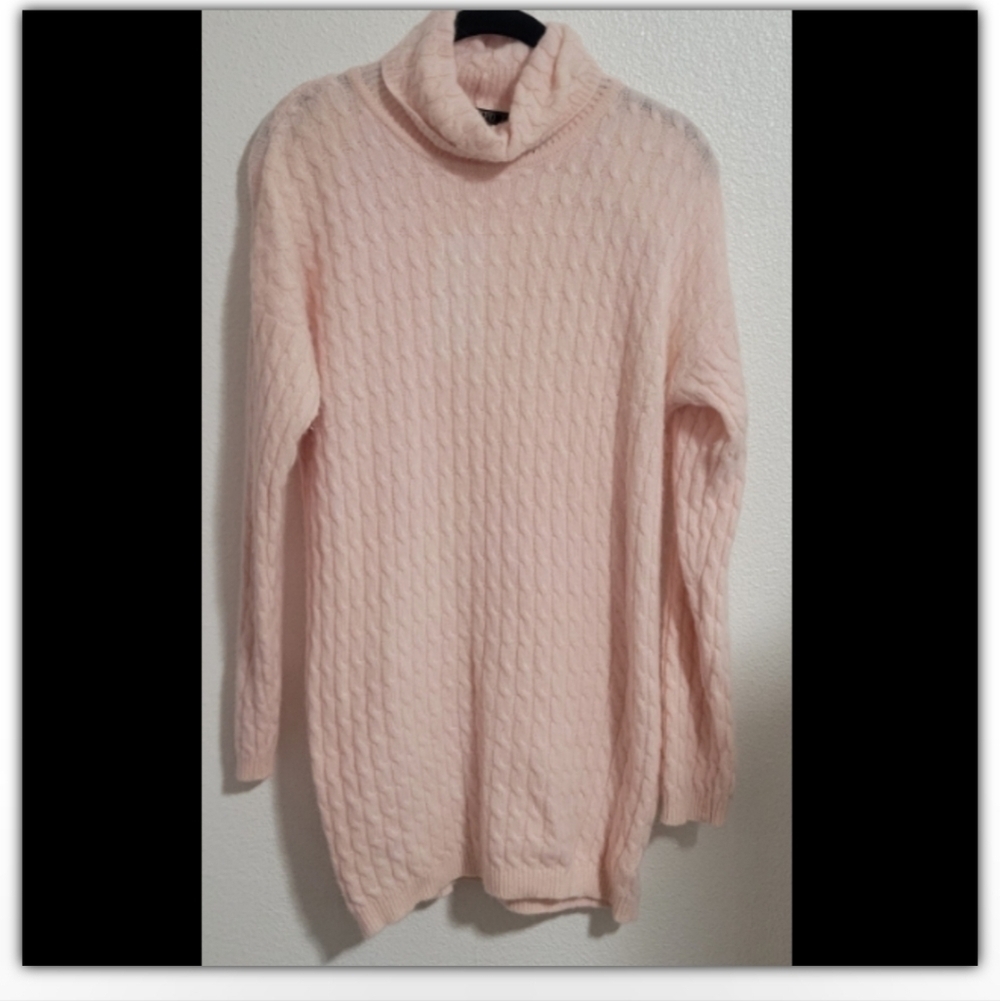 JPO by Jeanne Pierre lambswool blend sweater tunic length size medium